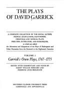 The Plays of David Garrick, Volume 2