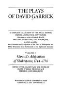 The Plays of David Garrick, Volume 3