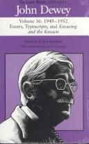 The Later Works of John Dewey, Volume 16, 1925 - 1953