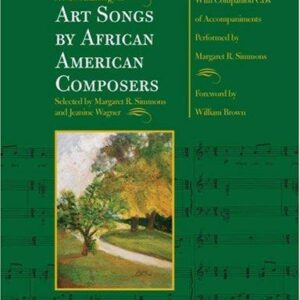 A New Anthology of Art Songs by African American Composers