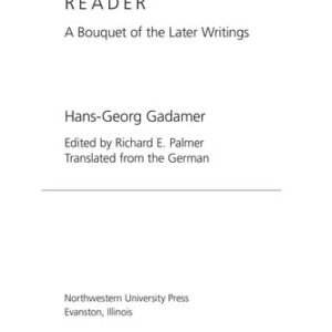 The Gadamer Reader
