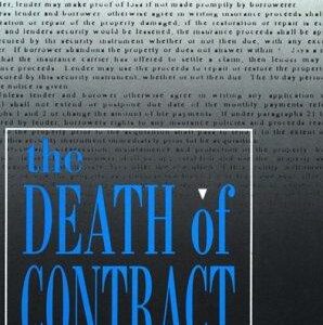 DEATH OF CONTRACT
