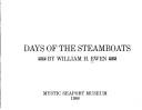 Days of the Steamboats