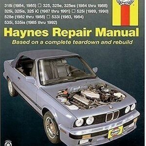 BMW 3 & 5 Series 1982 thru 1992 Haynes Repair Manual