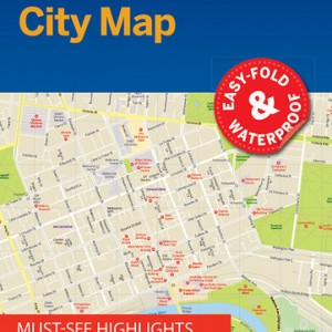 Lonely Planet Melbourne City Map book cover