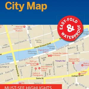 Lonely Planet Dublin City Map book cover