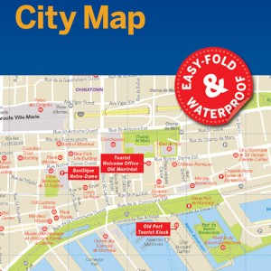 Lonely Planet Montreal City Map book cover
