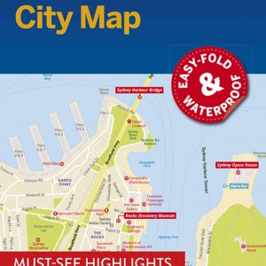 Lonely Planet Sydney City Map book cover