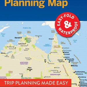 Lonely Planet Australia Planning Map book cover