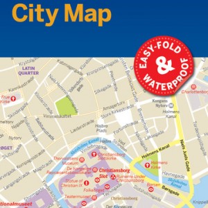 Lonely Planet Copenhagen City Map book cover