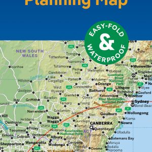 Lonely Planet Australia Planning Map book cover