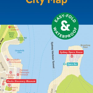 Lonely Planet Sydney City Map book cover