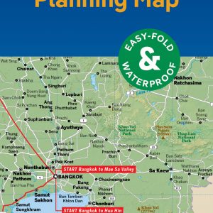 Lonely Planet Thailand Planning Map book cover