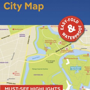 Lonely Planet Tokyo City Map book cover