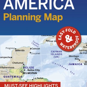 Lonely Planet Central America Planning Map book cover