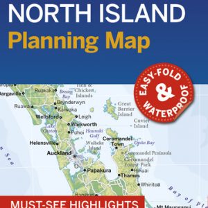 Lonely Planet New Zealand's North Island Planning Map book cover