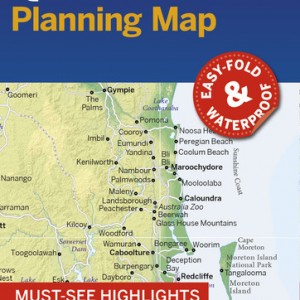 Lonely Planet Queensland Planning Map book cover