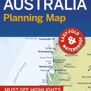 Lonely Planet Western Australia Planning Map book cover