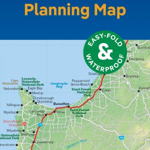 Lonely Planet Western Australia Planning Map book cover
