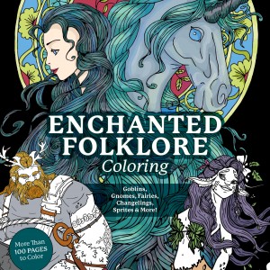 Enchanted Folklore Coloring book cover