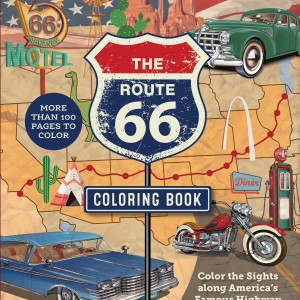 The Route 66 Coloring Book book cover
