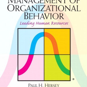 Management of Organizational Behavior book cover