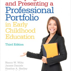 Developing and Presenting a Professional Portfolio in Early Childhood Education book cover