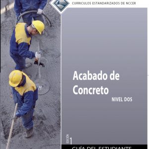 Concrete Finishing Trainee Guide in Spanish, Level 2 book cover