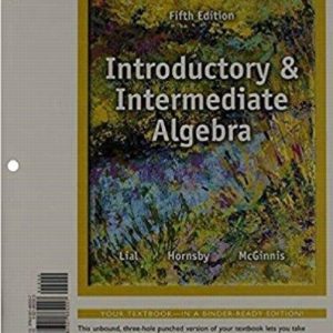 Introductory & Intermediate Algebra book cover