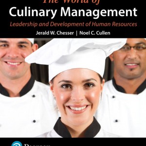 World of Culinary Management, The book cover