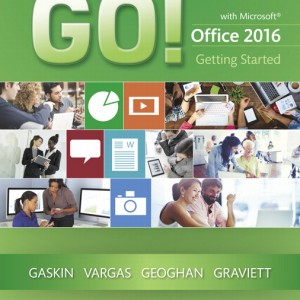 GO! with Microsoft Office 2016 Getting Started book cover