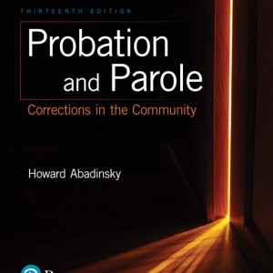 Probation and Parole book cover