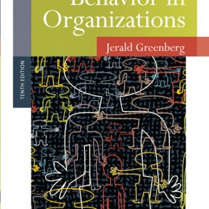 Behavior in Organizations book cover