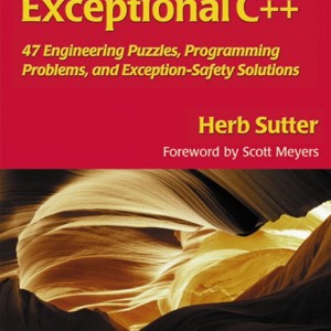 Exceptional C++ book cover