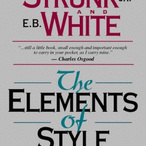 Elements of Style, The book cover