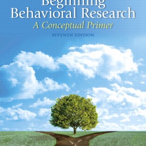 Beginning Behavioral Research book cover