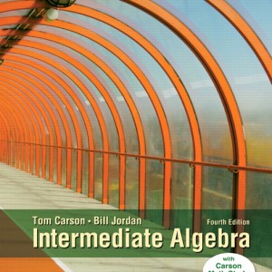 Intermediate Algebra book cover