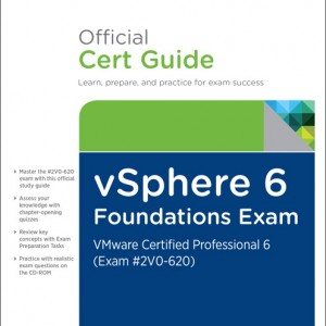 vSphere 6 Foundations Exam Official Cert Guide (Exam #2V0-620) book cover