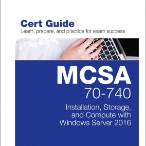 MCSA 70-740 Cert Guide book cover