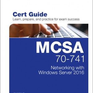 MCSA 70-741 Cert Guide book cover