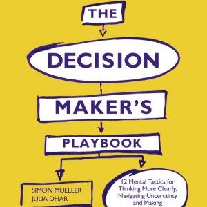 Decision Maker's Playbook, The book cover