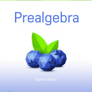 Prealgebra book cover