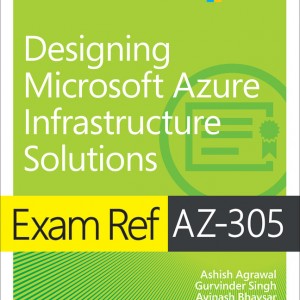 Exam Ref AZ-305 Designing Microsoft Azure Infrastructure Solutions book cover