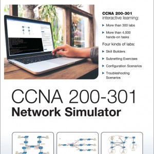 CCNA 200-301 Network Simulator book cover