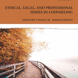 Ethical, Legal, and Professional Issues in Counseling book cover