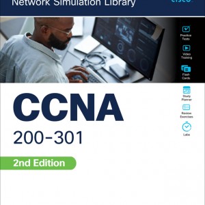 CCNA 200-301 Official Cert Guide and Network Simulator Library, Second Edition book cover