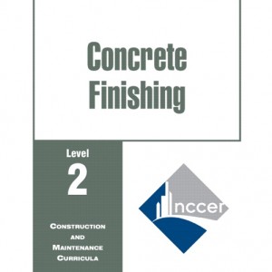Concrete Finishing Level 2 Trainee Guide, Binder book cover