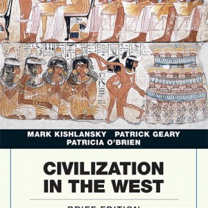 Civilization in the West, Volume 1 book cover