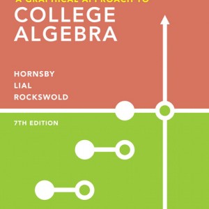 Graphical Approach to College Algebra, A book cover