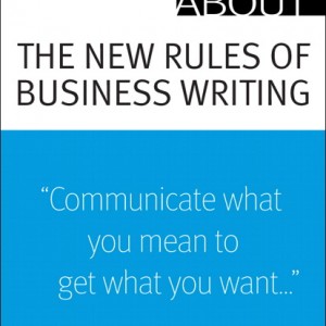 Truth About the New Rules of Business Writing, The book cover